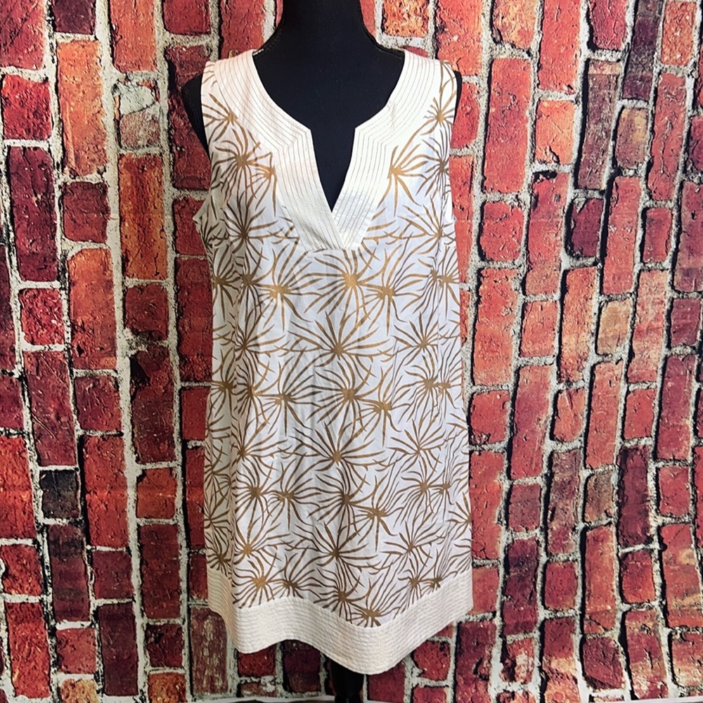 Gretchen Scott Design Dress V Neck mini shift beautiful dress size Large